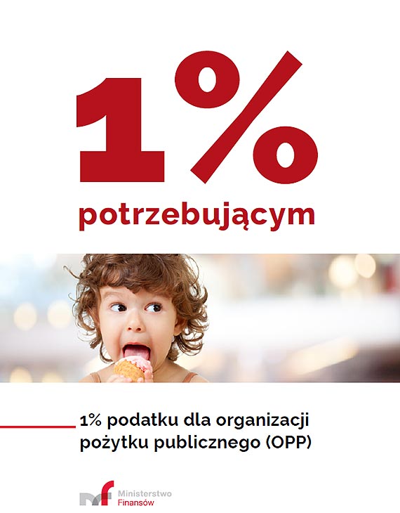 Przeka 1% podatku. Zobacz jakie to proste