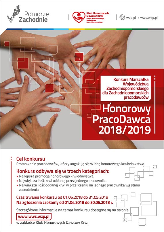 Honorowy PracoDawca  - konkurs Marszaka Wojewdztwa Zachodniopomorskiego