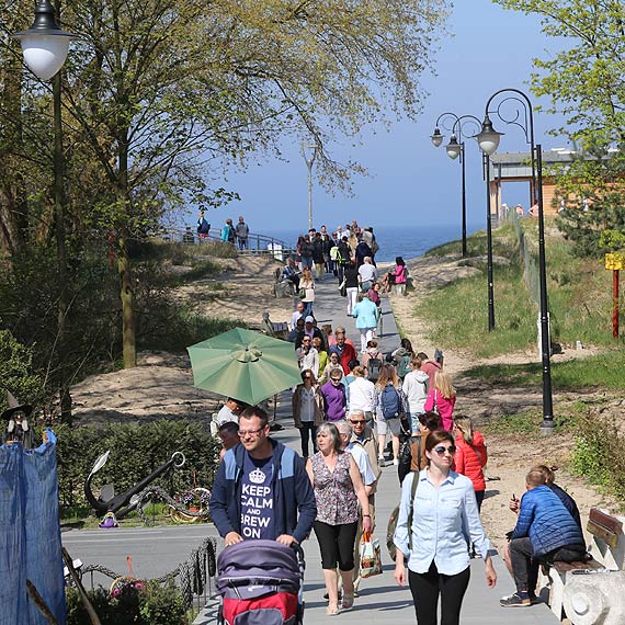 Majowy weekend przy promenadzie w sezonowej atmosferze