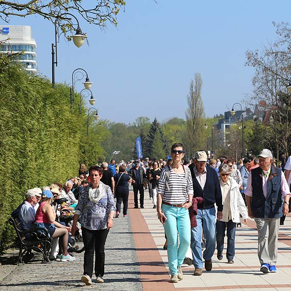 Majowy weekend przy promenadzie w sezonowej atmosferze