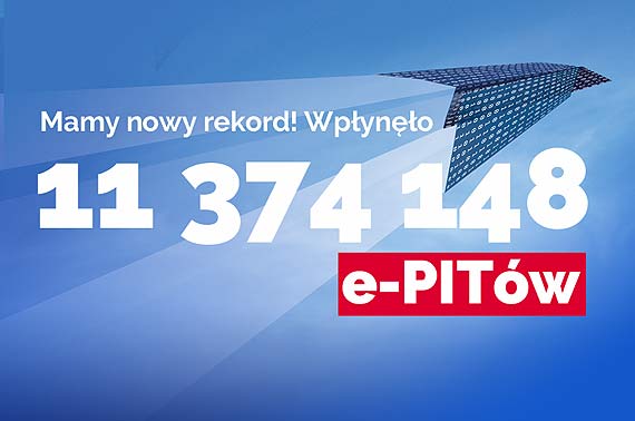 Rekordowe 11,3 mln PIT-w przez Internet za 2017 r.