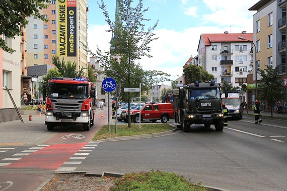 Cztery wozy straackie przyjechay na interwencj. Przyczyn alarmu okazaa si przypalona patelnia