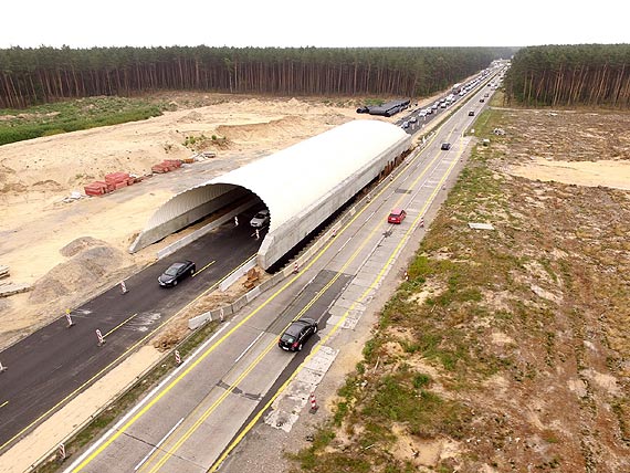    Od dzisiaj do koca wakacji jedziemy dwoma pasami ruchu w stron Szczecina na autostradzie A6