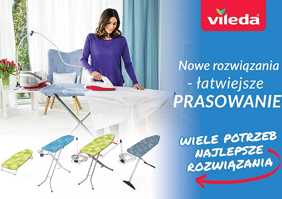 Nowe rozwizania, atwiejsze prasowanie – nowe deski i pokrowce w ofercie Viledy