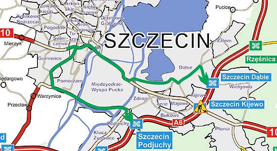 Zwenie na wle Szczecin Kijewo