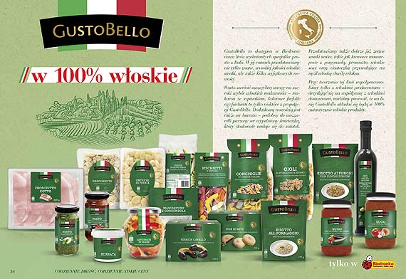 Bardzo bene! W 100% autentyczne woskie produkty w Biedronce