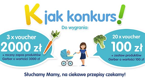 K jak Konkurs „Gerber sucha mam”