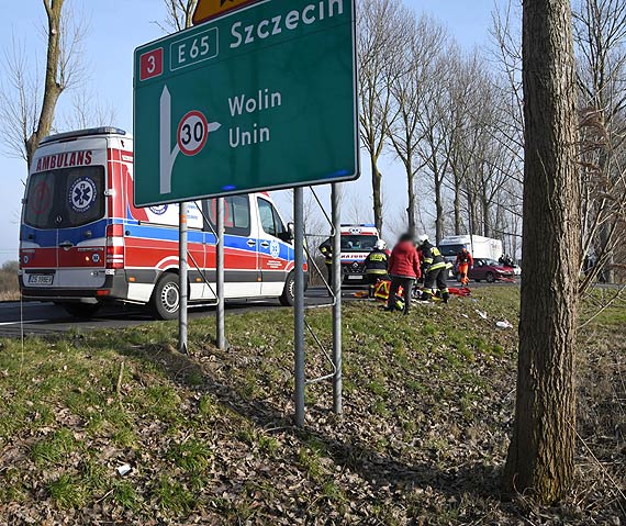 Makabryczny wypadek przed Wolinem! Zobacz film!