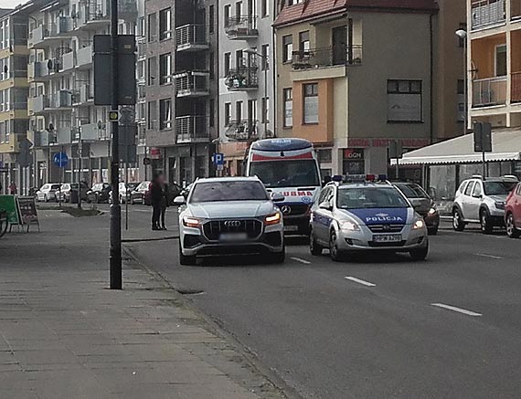 Potrącenie na ulicy Władysława IV