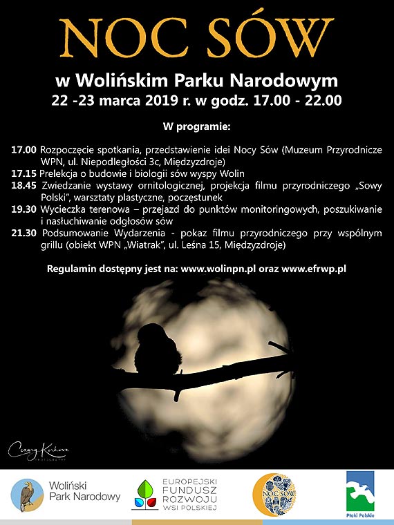 Noc Sw 2019 w Woliskim Parku Narodowym!