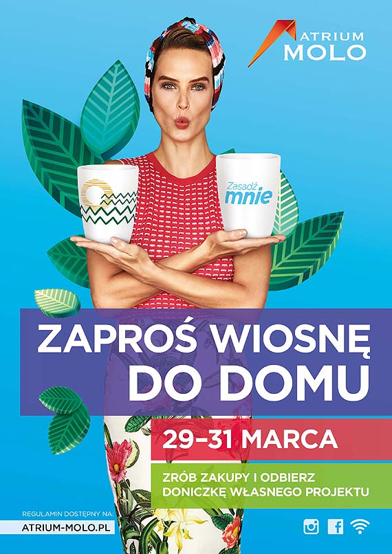 Zaprojektuj doniczk na przywitanie wiosny w Atrium Molo