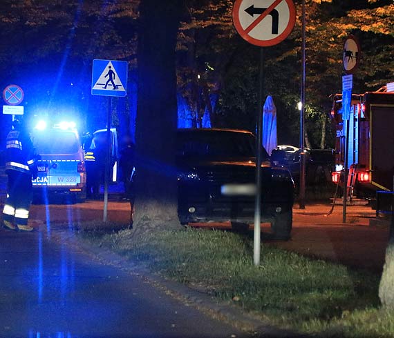 Kierowca VW Passata nie zatrzyma si i uderzy w nadjedajcy pojazd