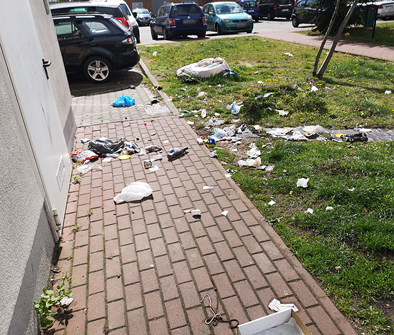 Mieszkanka osiedla przy Wybrzeżu Władysława IV apeluje do sąsiadów
