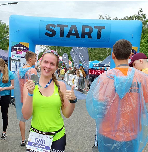 St. sier. Katarzyna Jdruch stana dwukrotnie na podium podczas III Mistrzostw Polski Policji w Triathlonie