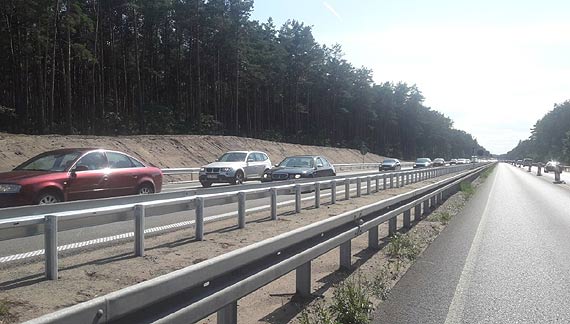 atwiej nad morze – dwie jezdnie na przebudowywanym odcinku autostrady A6 Szczecin Dbie-Rznica