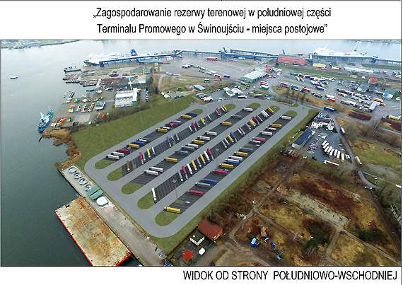 Terminal promowy w winoujciu bdzie mia nowy parking dla ciarwek