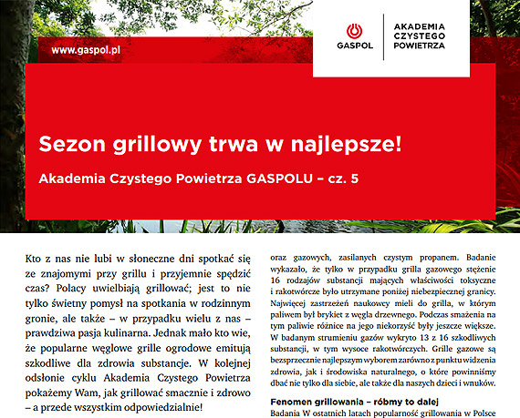 Sezon grillowy trwa w najlepsze!