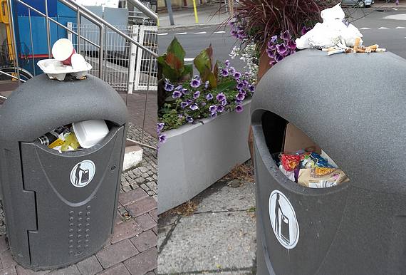 Tak ma wyglda miasto uzdrowiskowe ? mieci te nie ma kto wywie?