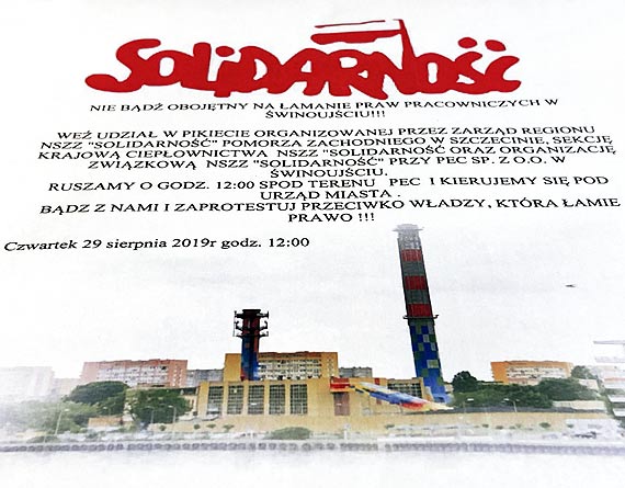 W czwartek bd protestowa przeciwko wadzy w winoujciu!