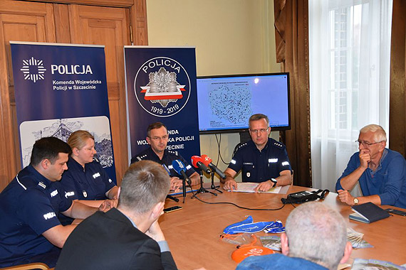 Briefing prasowy - podsumowanie pracy policjantw w czasie wakacji 2019