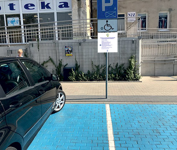 Instrukcja korzystania z parkingu P2 dla osb niepenosprawnych