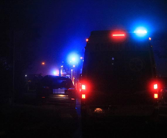 Poar w mieszkaniu przy ulicy Kujawskiej