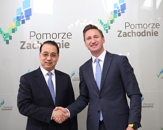 Ambasador Chin poznaje potencja  inwestycyjno-gospodarczy Pomorza Zachodniego