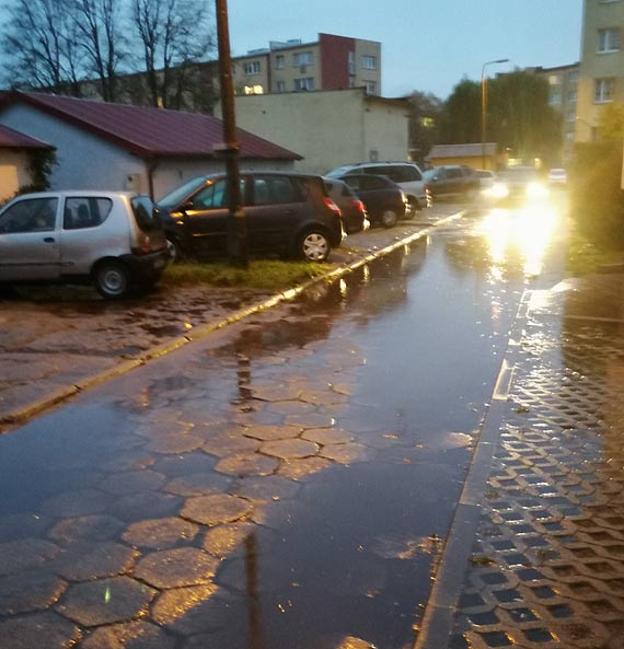 Czytelnik: Zalana ulica Matejki 4
