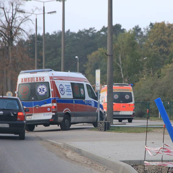 Poszkodowanym w wyniku upadku Niemcem zajli si  polscy i niemieccy ratownicy