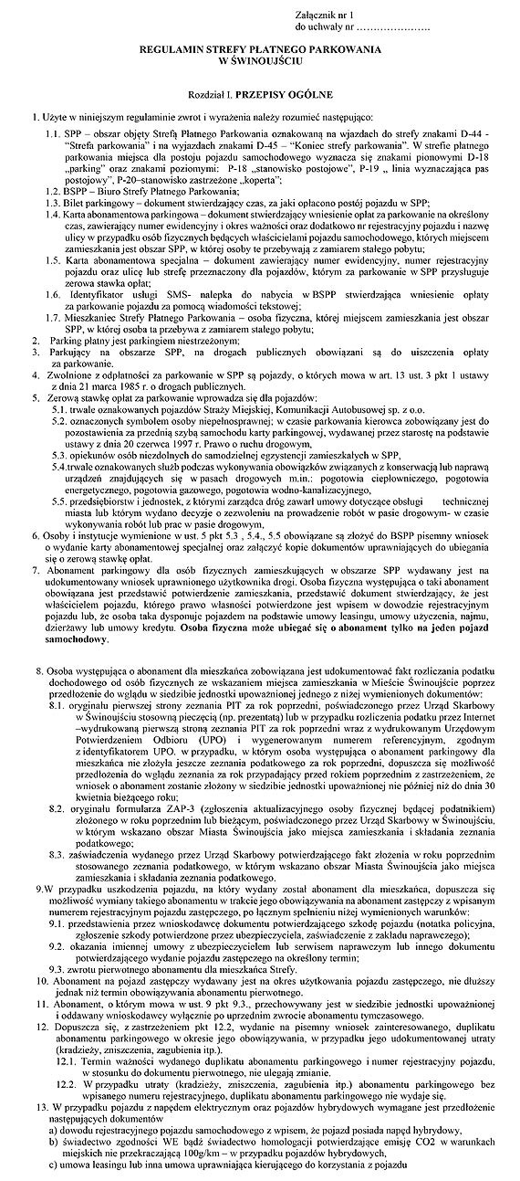Mieszkasz w centrum Świnoujścia? Masz samochód? Zapłacisz za to słono!