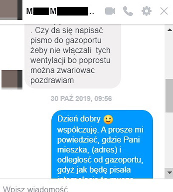 Owiadczenie w sprawie artykuu przesanego przez H.Lachowsk z BIK: „Nikt nie potwierdza skargi radnej na haas z terminalu LNG”