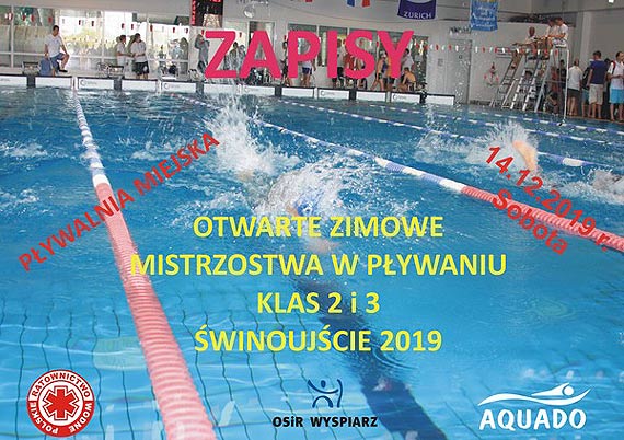 Otwarte Zimowe Mistrzostwa w Pywaniu klas 2 i 3 winoujcie 2019