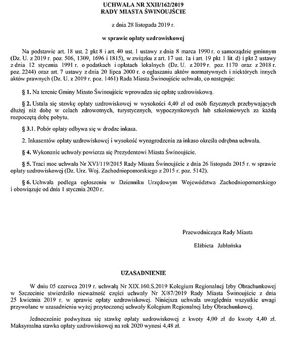 Turyci zapac wicej. Opata uzdrowiskowa w gr