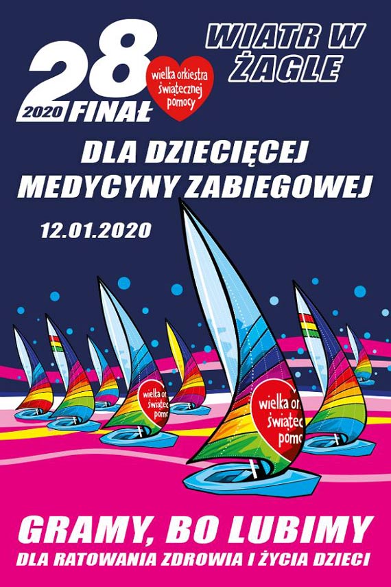 Wielkimi krokami zblia si 28. Fina Wielkiej Orkiestry witecznej Pomocy, ktry przypada na niedziel, 12 stycznia 2020 roku