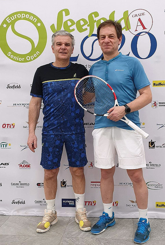 Zoto i Srebro dla winoujcia na Tenisowych Halowych Mistrzostwach Europy Seniorw w Seefeld