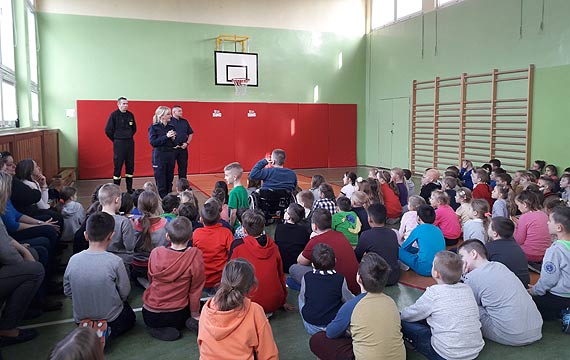 Spotkanie pt. Bezpieczne ferie w SP nr 4