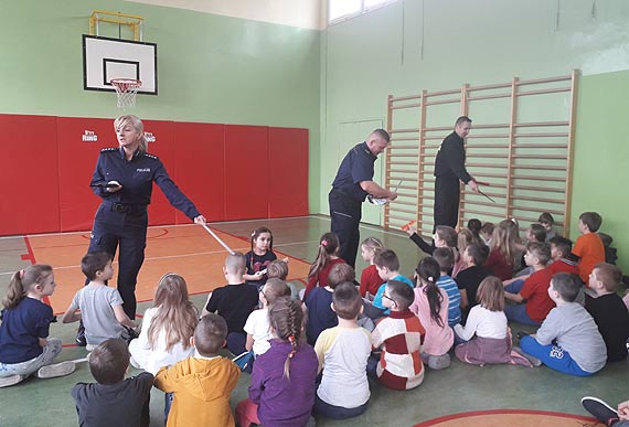 Spotkanie pt. Bezpieczne ferie w SP nr 4
