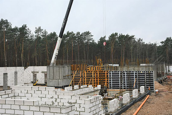 Dziś na budowie Zakładu Opieki Długoterminowej. Zobacz zdjęcia