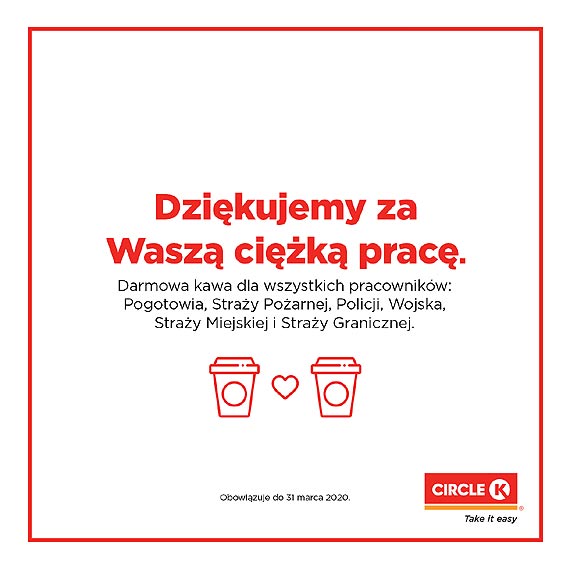 W Circle K z  uwag i trosk ledzimy obecn, trudn dla wszystkich sytuacj, podejmujc wszystkie zalecenia odpowiednich sub