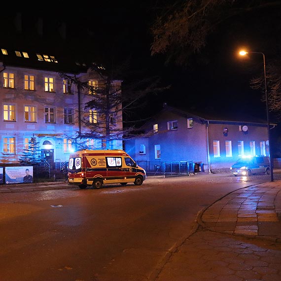 Mężczyzna zgłosił pobicie, ale odmówił przewiezienia do szpitala