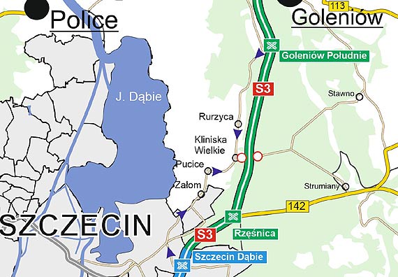 Przez najblisze kilka tygodni nie bdzie poczenia z drog S3 w Kliniskach Wielkich