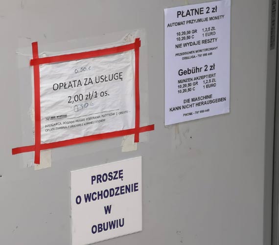 Czytelnik: Publiczna toaleta z pominiciem dezynfekcji?