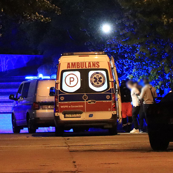 Ktnia dwch kolegw zakoczya si interwencj policji i ratownikw medycznych