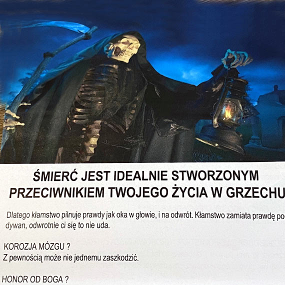 Grone ulotki? Czytelnik: Naprawd si przestraszyem 