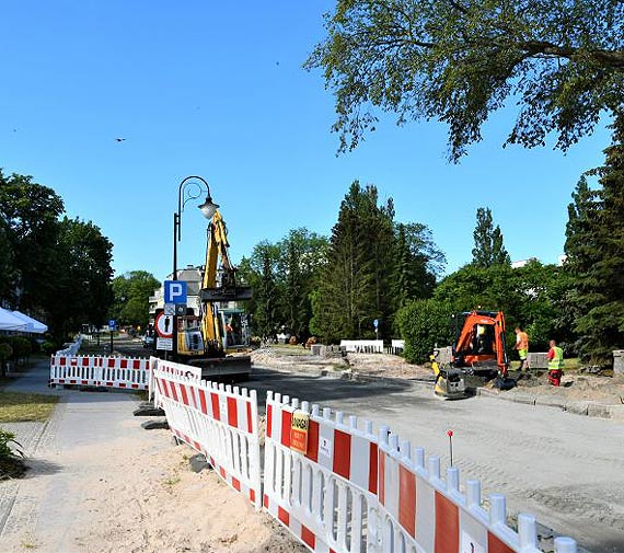 Trwają prace przy ulicy Trentowskiego