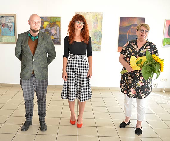 Na pierwszej od wybuchu pandemii wystawie w Galerii Art MDK swoje prace zaprezentowali Emilia Walczak i Piotr Banaszkiewicz