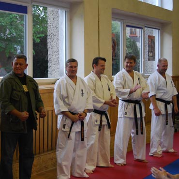 Zgrupowanie kadry woj. zachodniopomorskiego w karate Kyokushin w winoujciu .