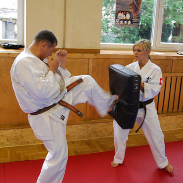 Zgrupowanie kadry woj. zachodniopomorskiego w karate Kyokushin w winoujciu .