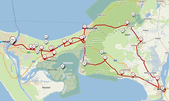 Wycieczka rowerowa poczona ze zwiedzaniem Centrum Sowian i Wikingw Wolin Jomsborg Vineta