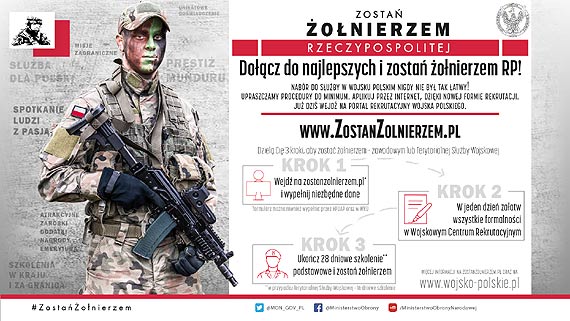 Zosta onierzem Rzeczypospolitej – rusza nowy system rekrutacji do Wojska Polskiego